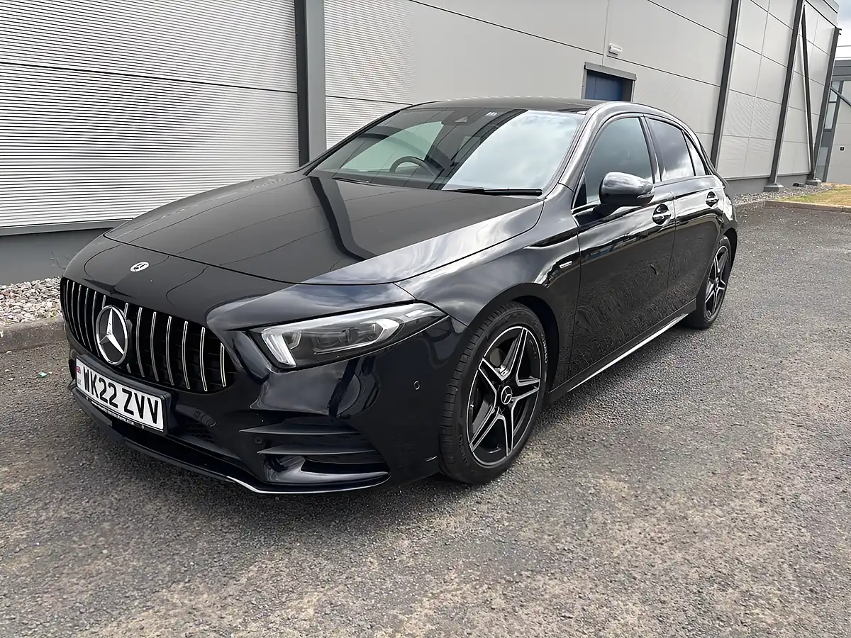 Used 2022 Mercedes-Benz a Class AMG Line Edition (premium Plus) Black - Interior and Exterior details 7