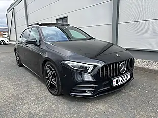 Used 2022 Mercedes-Benz a Class AMG Line Edition (premium Plus) Black - Interior and Exterior details 9