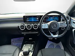 Used 2022 Mercedes-Benz a Class AMG Line Edition (premium Plus) White - Interior and Exterior details 10