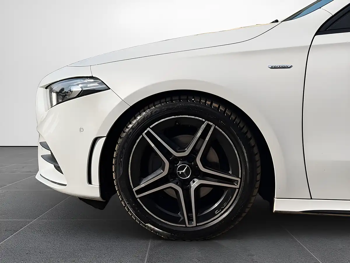 Used 2022 Mercedes-Benz a Class AMG Line Edition (premium Plus) White - Interior and Exterior details 12