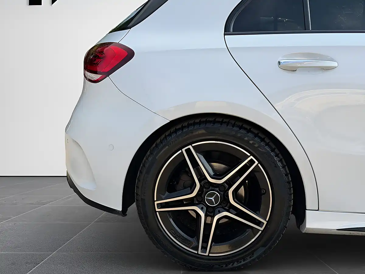 Used 2022 Mercedes-Benz a Class AMG Line Edition (premium Plus) White - Interior and Exterior details 13