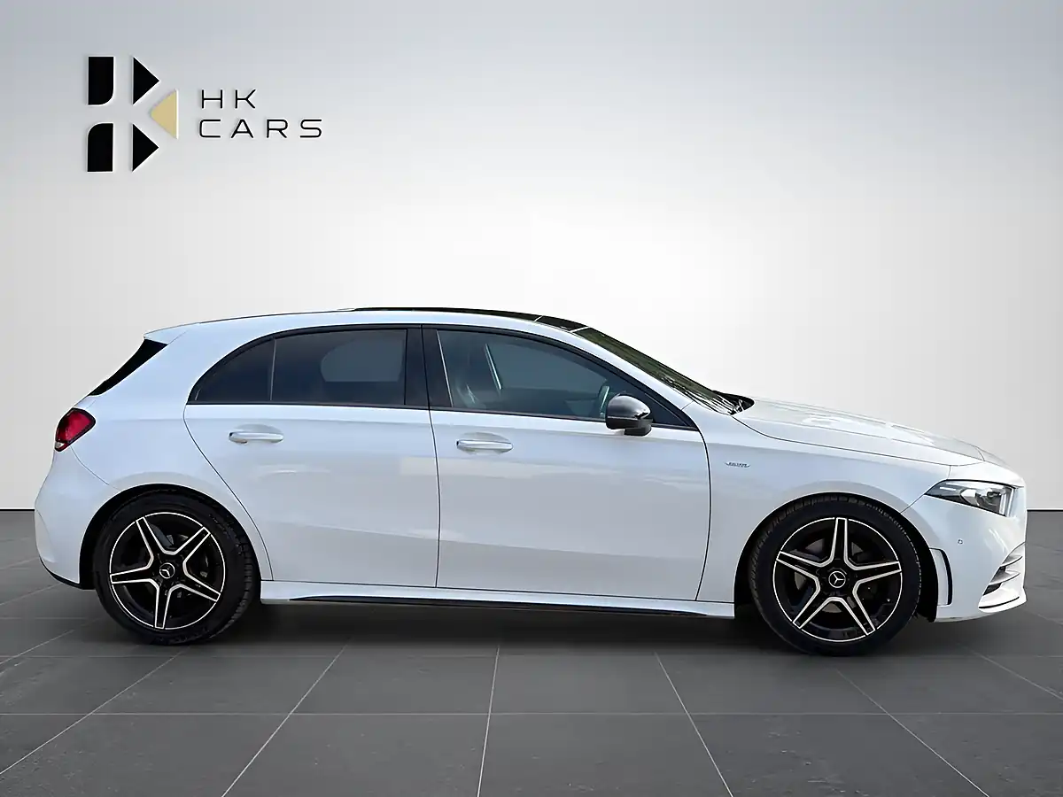 Used 2022 Mercedes-Benz a Class AMG Line Edition (premium Plus) White - Interior and Exterior details 7