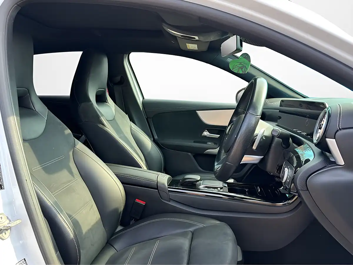 Used 2022 Mercedes-Benz a Class AMG Line Edition (premium Plus) White - Interior and Exterior details 8