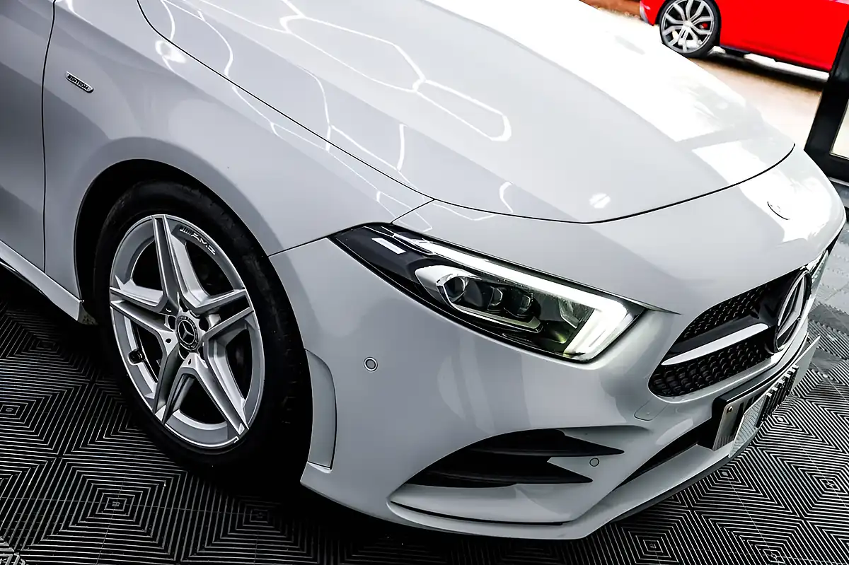 Used 2022 Mercedes-Benz a Class AMG Line Edition (premium Plus) White - Interior and Exterior details 11