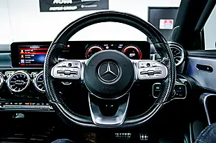 Used 2022 Mercedes-Benz a Class AMG Line Edition (premium Plus) White - Interior and Exterior details 14