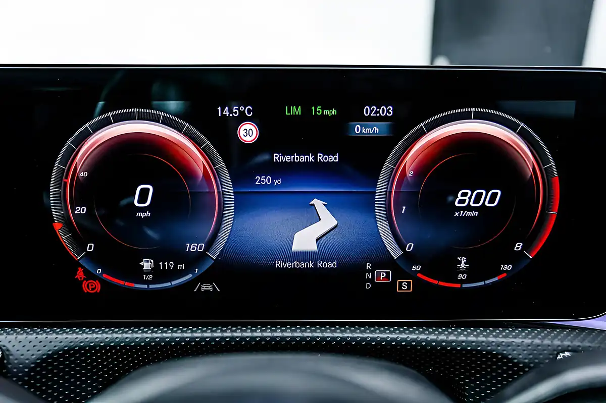 Used 2022 Mercedes-Benz a Class AMG Line Edition (premium Plus) White - Interior and Exterior details 16