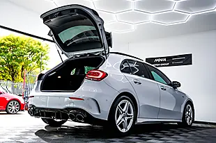 Used 2022 Mercedes-Benz a Class AMG Line Edition (premium Plus) White - Interior and Exterior details 20