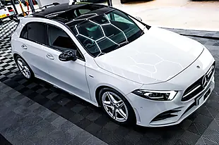 Used 2022 Mercedes-Benz a Class AMG Line Edition (premium Plus) White - Interior and Exterior details 3