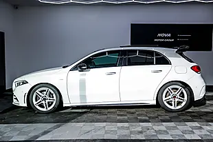 Used 2022 Mercedes-Benz a Class AMG Line Edition (premium Plus) White - Interior and Exterior details 5
