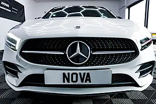 Used 2022 Mercedes-Benz a Class AMG Line Edition (premium Plus) White - Interior and Exterior details 7