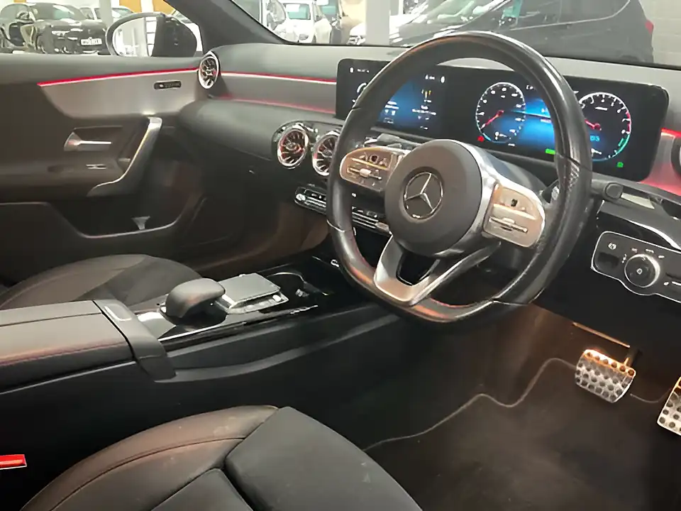 Used 2022 Mercedes-Benz a Class AMG Line Executive Black - Interior and Exterior details 13