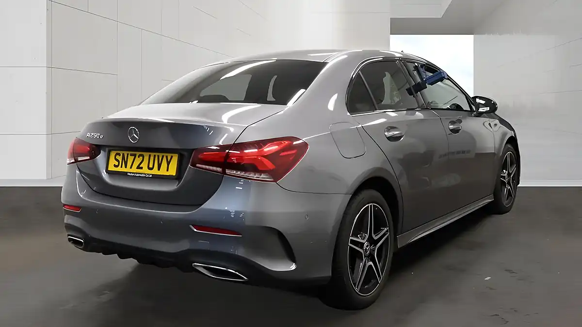 Used 2022 Mercedes-Benz a Class AMG Line (executive) Mountain Grey Metallic - Interior and Exterior details 2