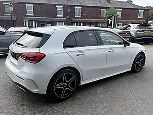 Used 2022 Mercedes-Benz a-Class AMG Line Executive White - Interior and Exterior details 10