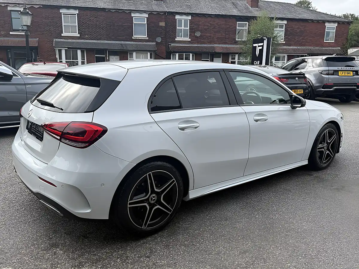 Used 2022 Mercedes-Benz a-Class AMG Line Executive White - Interior and Exterior details 10
