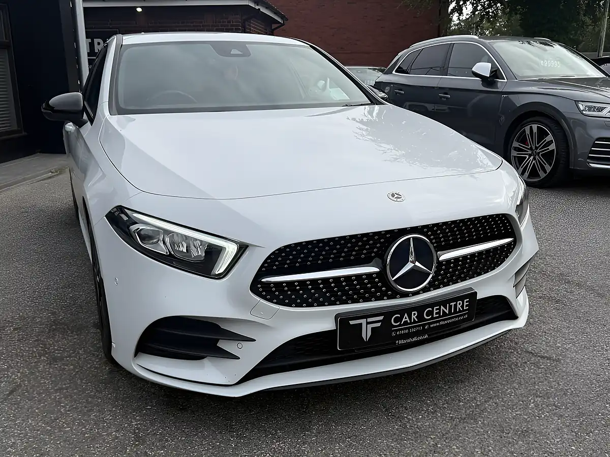 Used 2022 Mercedes-Benz a-Class AMG Line Executive White - Interior and Exterior details 11