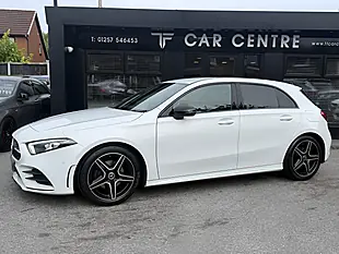 Used 2022 Mercedes-Benz a-Class AMG Line Executive White - Interior and Exterior details 2