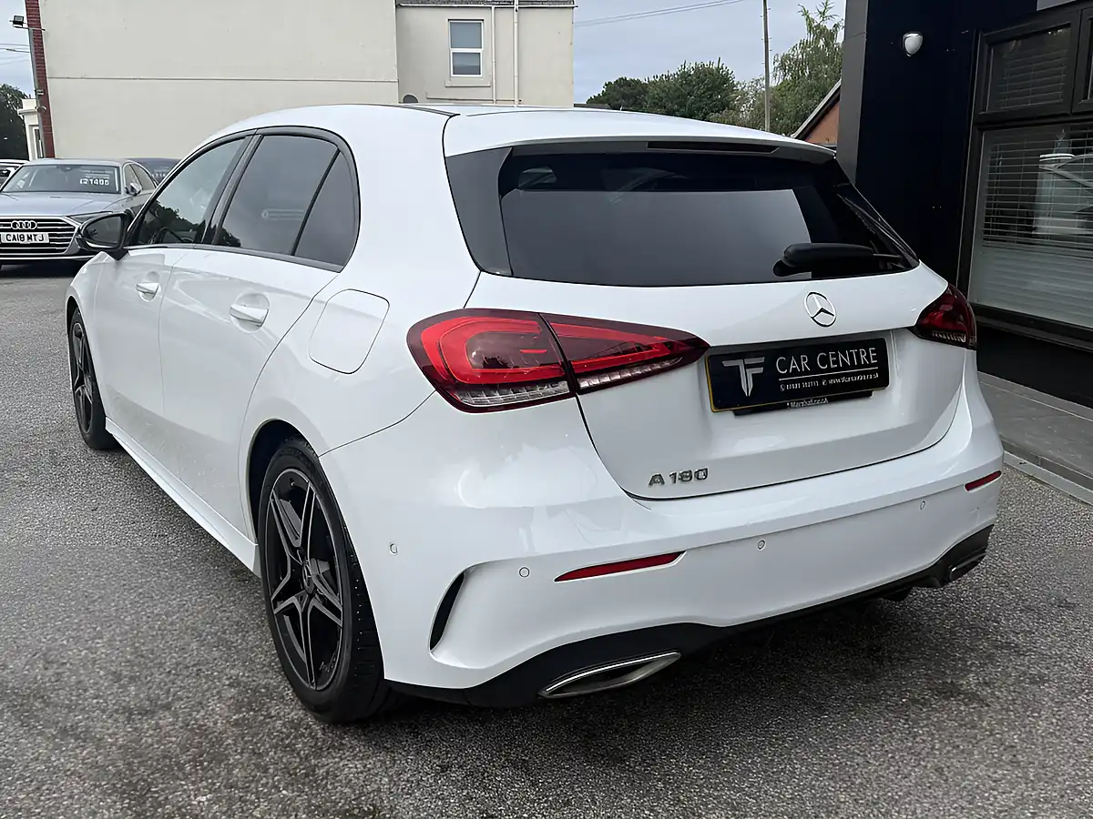Used 2022 Mercedes-Benz a-Class AMG Line Executive White - Interior and Exterior details 4