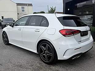 Used 2022 Mercedes-Benz a-Class AMG Line Executive White - Interior and Exterior details 5