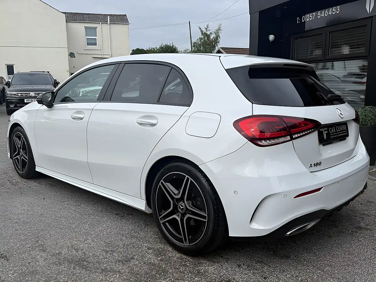 Used 2022 Mercedes-Benz a-Class AMG Line Executive White - Interior and Exterior details 5