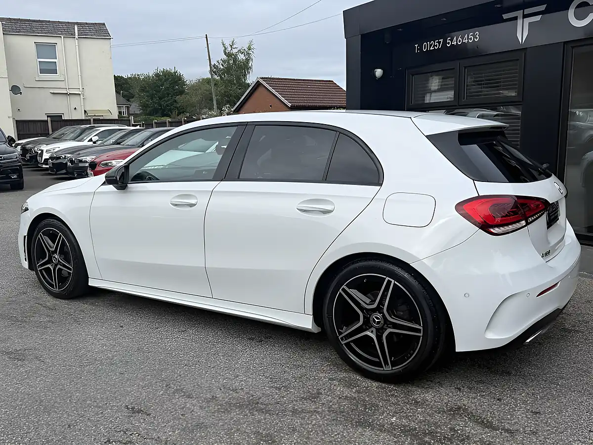 Used 2022 Mercedes-Benz a-Class AMG Line Executive White - Interior and Exterior details 6
