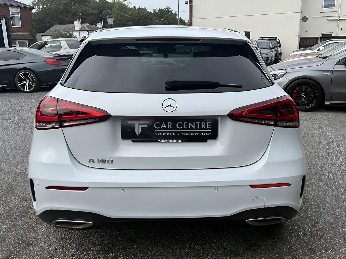 Used 2022 Mercedes-Benz a-Class AMG Line Executive White - Interior and Exterior details 8