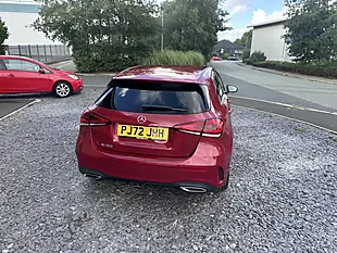 Used 2022 Mercedes-Benz a Class AMG Line Red - Interior and Exterior details 10