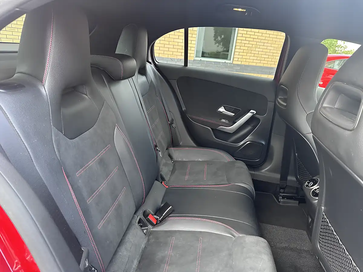 Used 2022 Mercedes-Benz a Class AMG Line Red - Interior and Exterior details 16