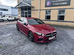 Used 2022 Mercedes-Benz a Class AMG Line Red - Interior and Exterior details 2