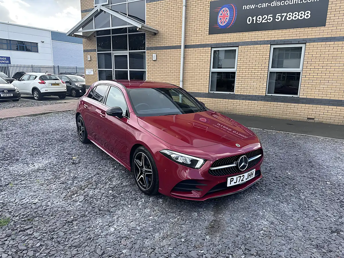 Used 2022 Mercedes-Benz a Class AMG Line Red - Interior and Exterior details 2
