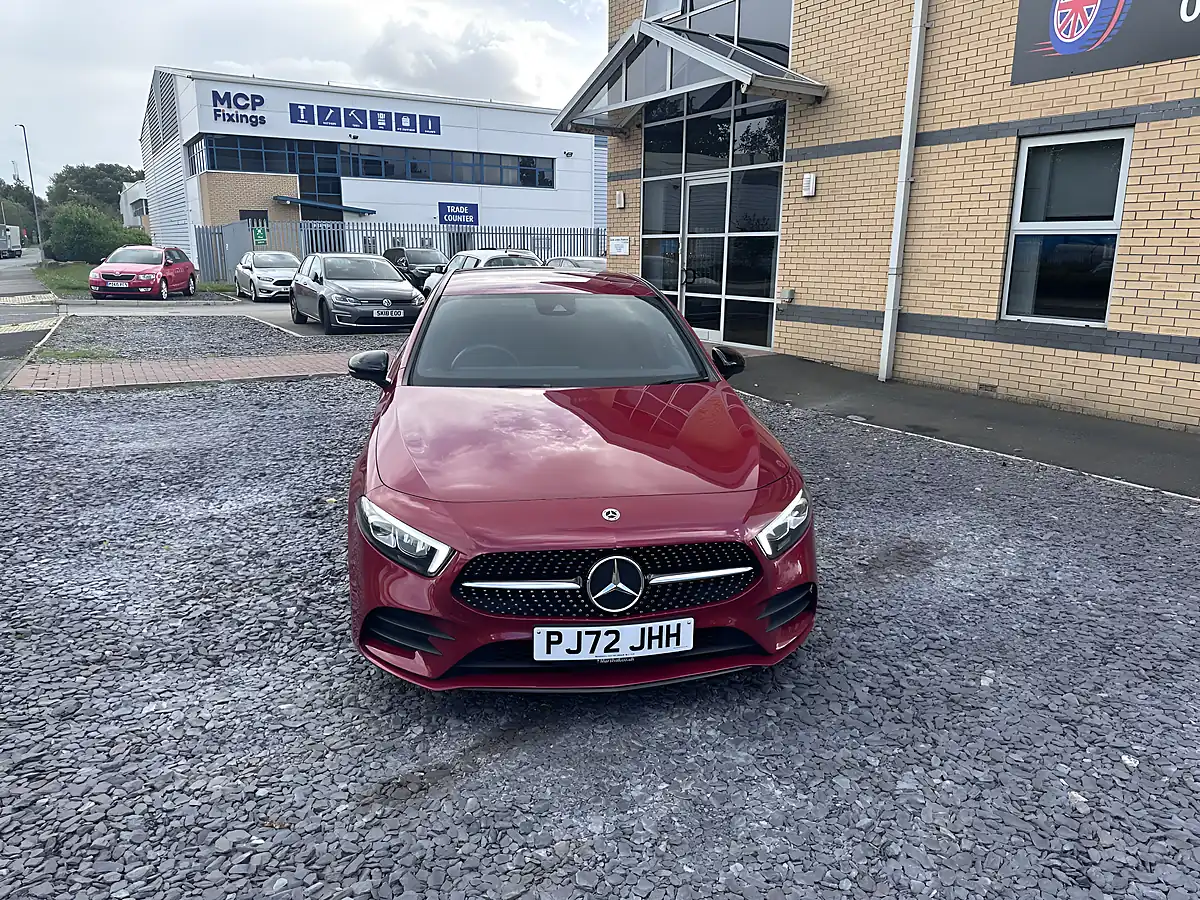 Used 2022 Mercedes-Benz a Class AMG Line Red - Interior and Exterior details 3