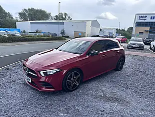 Used 2022 Mercedes-Benz a Class AMG Line Red - Interior and Exterior details 5