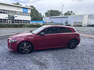 Used 2022 Mercedes-Benz a Class AMG Line Red - Interior and Exterior details 6