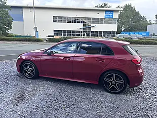 Used 2022 Mercedes-Benz a Class AMG Line Red - Interior and Exterior details 7