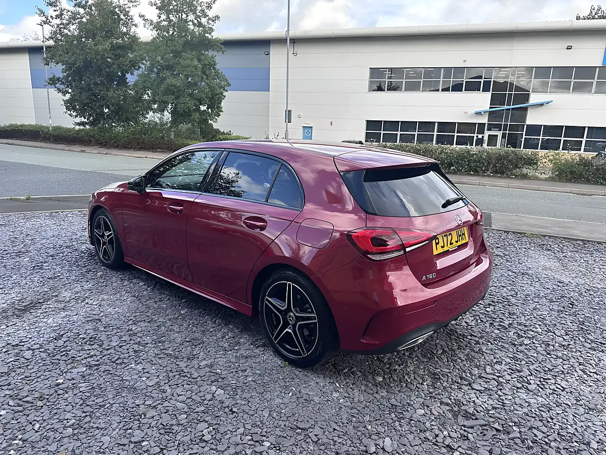 Used 2022 Mercedes-Benz a Class AMG Line Red - Interior and Exterior details 8