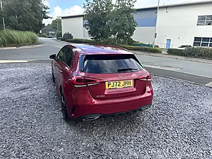 Used 2022 Mercedes-Benz a Class AMG Line Red - Interior and Exterior details 9