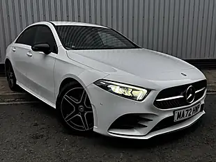 Used 2022 Mercedes-Benz a Class AMG Line White - Interior and Exterior details 2