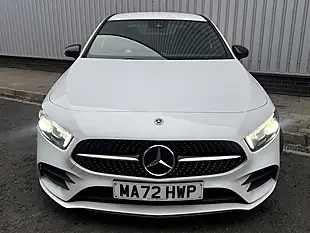 Used 2022 Mercedes-Benz a Class AMG Line White - Interior and Exterior details 3