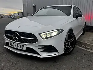 Used 2022 Mercedes-Benz a Class AMG Line White - Interior and Exterior details 4