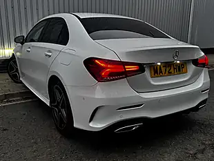 Used 2022 Mercedes-Benz a Class AMG Line White - Interior and Exterior details 5