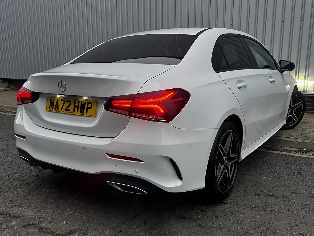 Used 2022 Mercedes-Benz a Class AMG Line White - Interior and Exterior details 7
