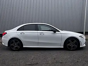 Used 2022 Mercedes-Benz a Class AMG Line White - Interior and Exterior details 8