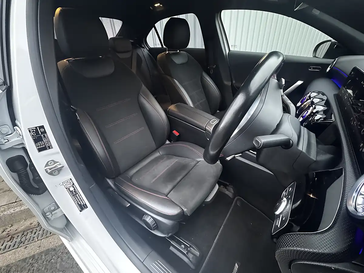 Used 2022 Mercedes-Benz a Class AMG Line White - Interior and Exterior details 9