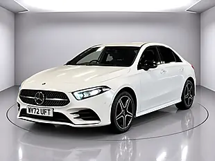Used 2022 Mercedes-Benz a Class AMG Line White - Interior and Exterior details 2