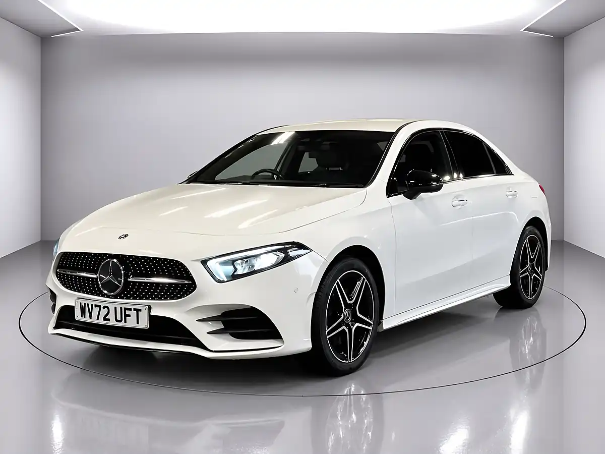 Used 2022 Mercedes-Benz a Class AMG Line White - Interior and Exterior details 2