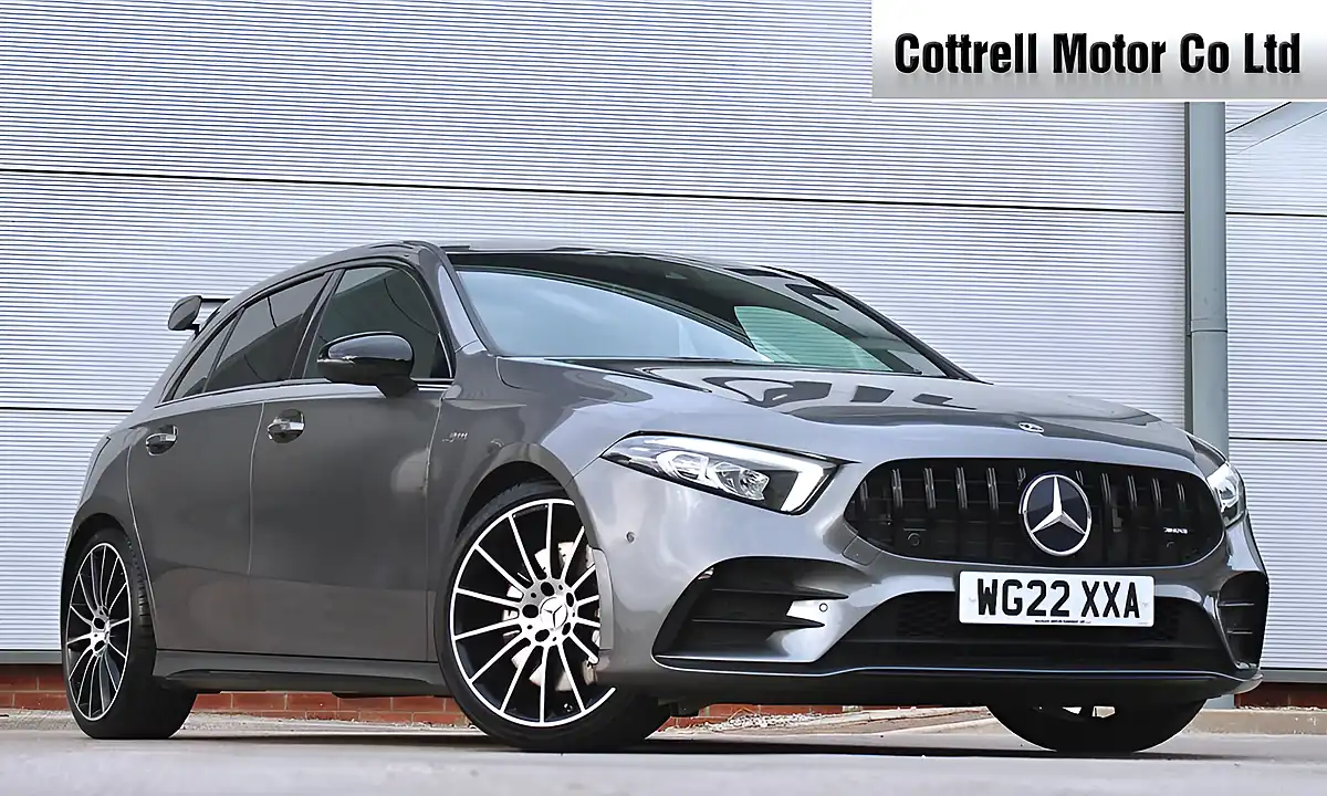 Used 2022 Mercedes-Benz a Class Edition (executive) Mountain Grey - Front View