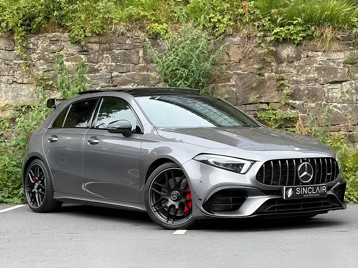 Used 2022 Mercedes-Benz a Class S Plus Grey - Front View