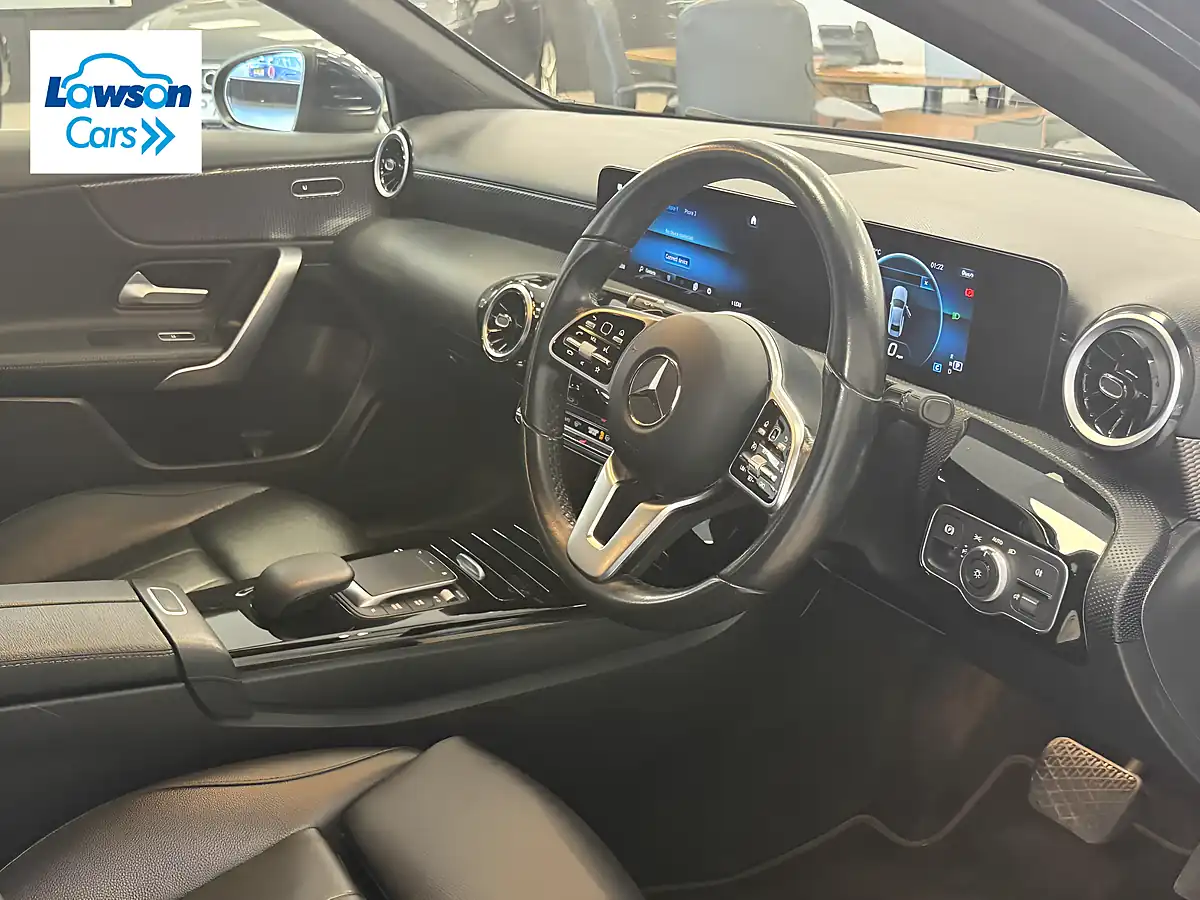 Used 2022 Mercedes-Benz a Class Sport Edition (executive) Denim Blue - Interior and Exterior details 12