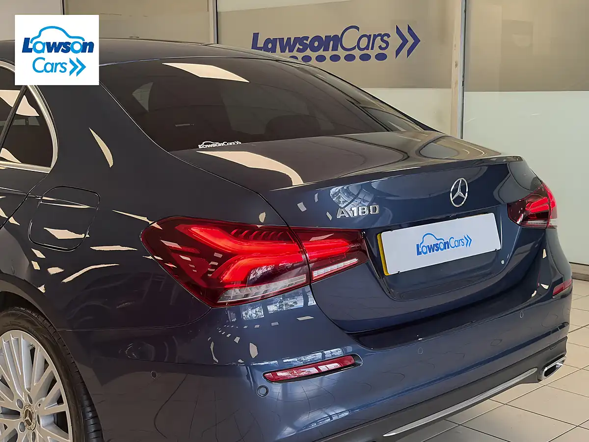 Used 2022 Mercedes-Benz a Class Sport Edition (executive) Denim Blue - Interior and Exterior details 13