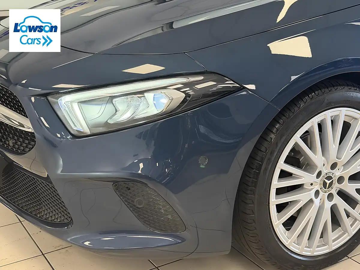 Used 2022 Mercedes-Benz a Class Sport Edition (executive) Denim Blue - Interior and Exterior details 14
