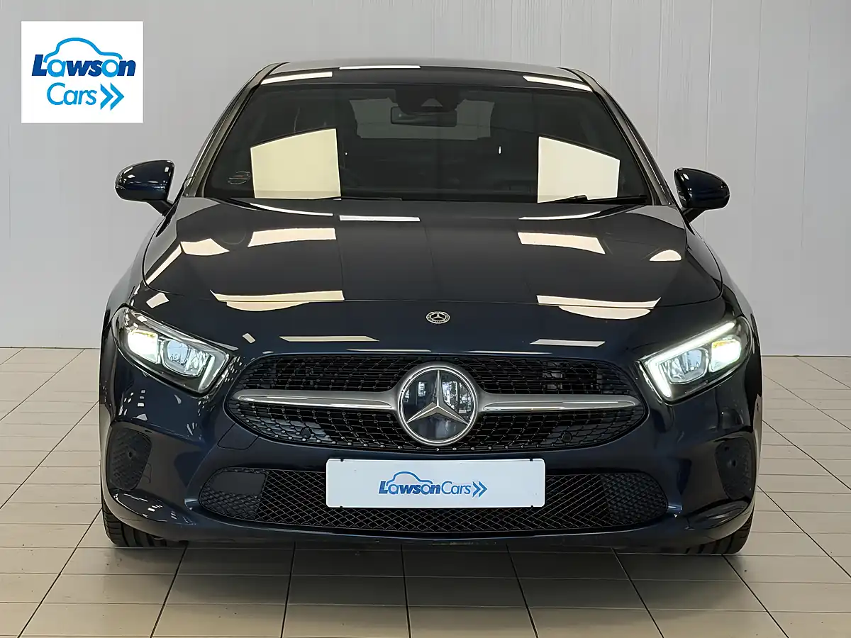 Used 2022 Mercedes-Benz a Class Sport Edition (executive) Denim Blue - Interior and Exterior details 2